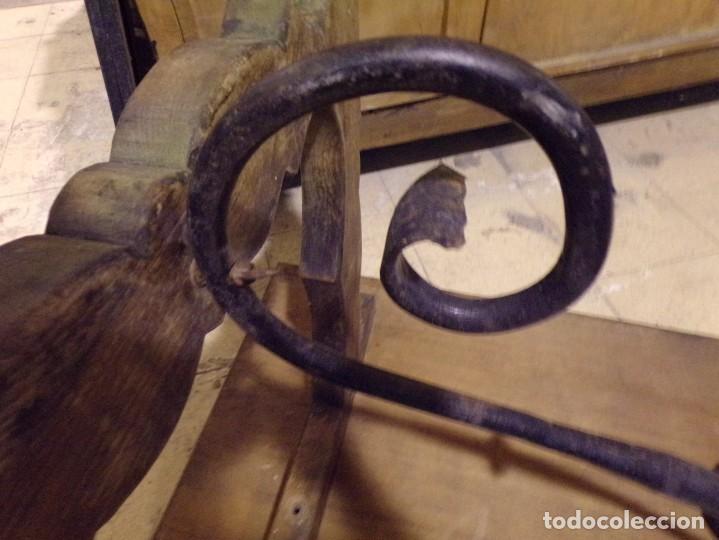 Antigüedades: antigua mesa de lira de 160 largo 90 ancho 75 alto recogida provincia de barcelona - Foto 4 - 214173861