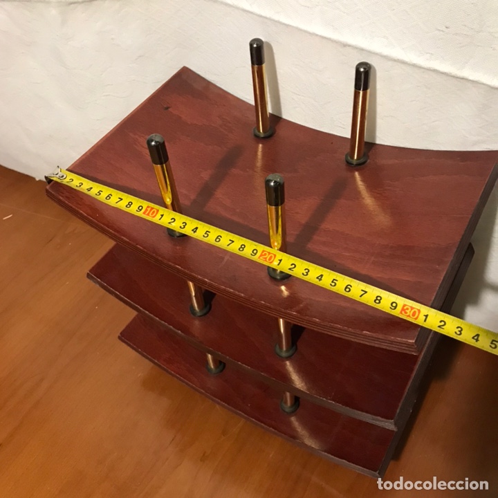 Antig&uuml;edades: BOTELLERO DE MADERA - Foto 5