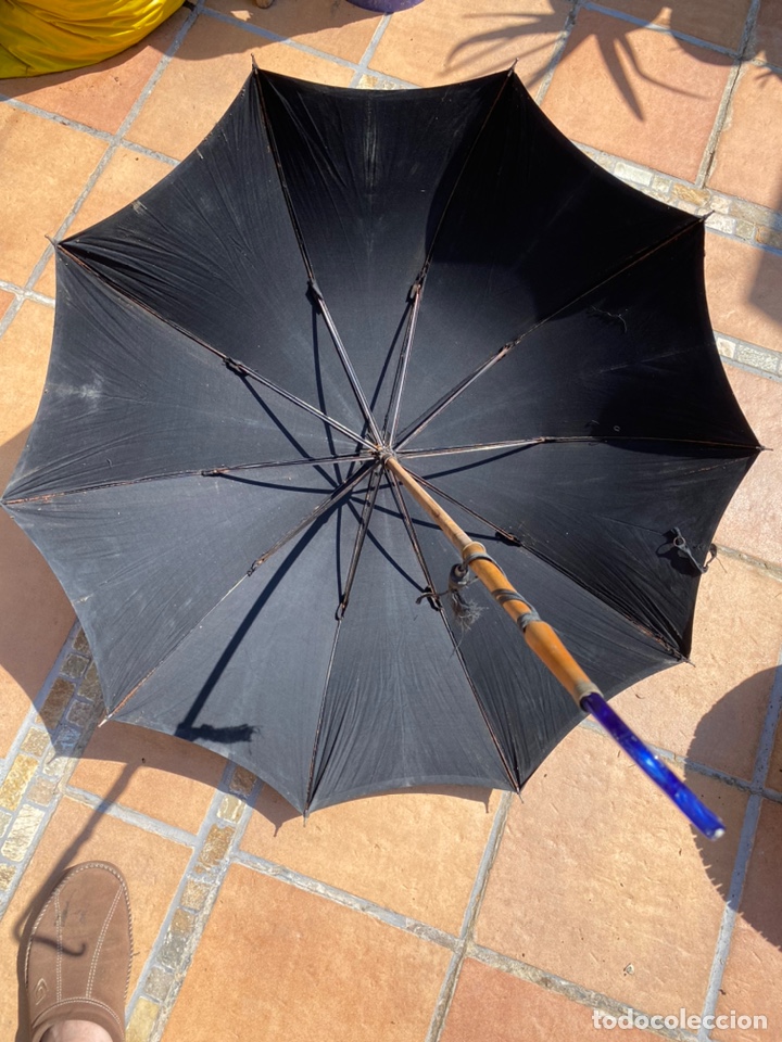 paraguas vintage antiguos años y 40 madera - Buy Antique women's clothing todocoleccion