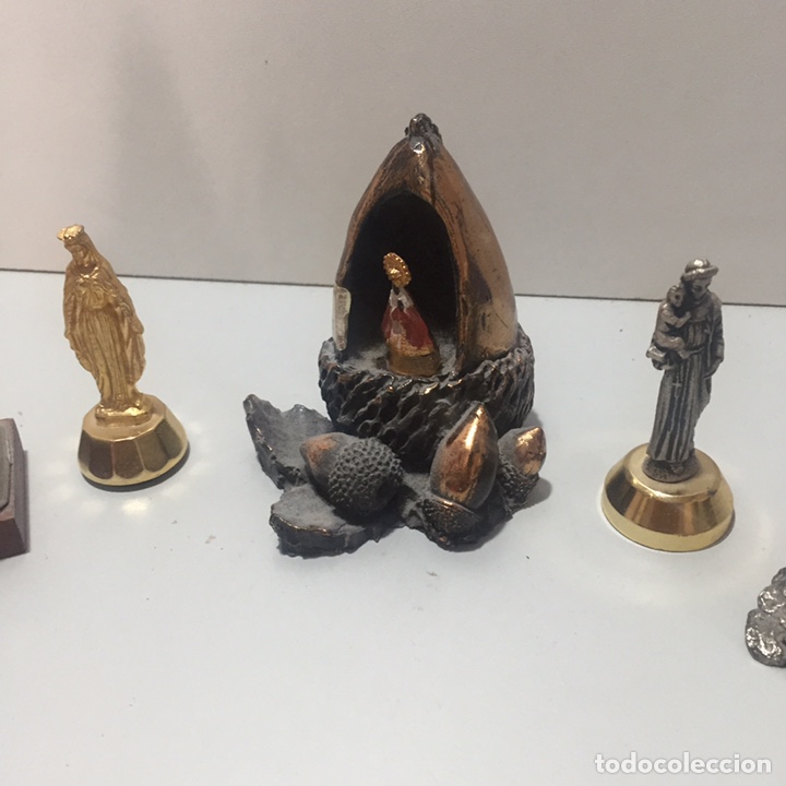 Antig&uuml;edades: Lote de figuras religiosas - Foto 3