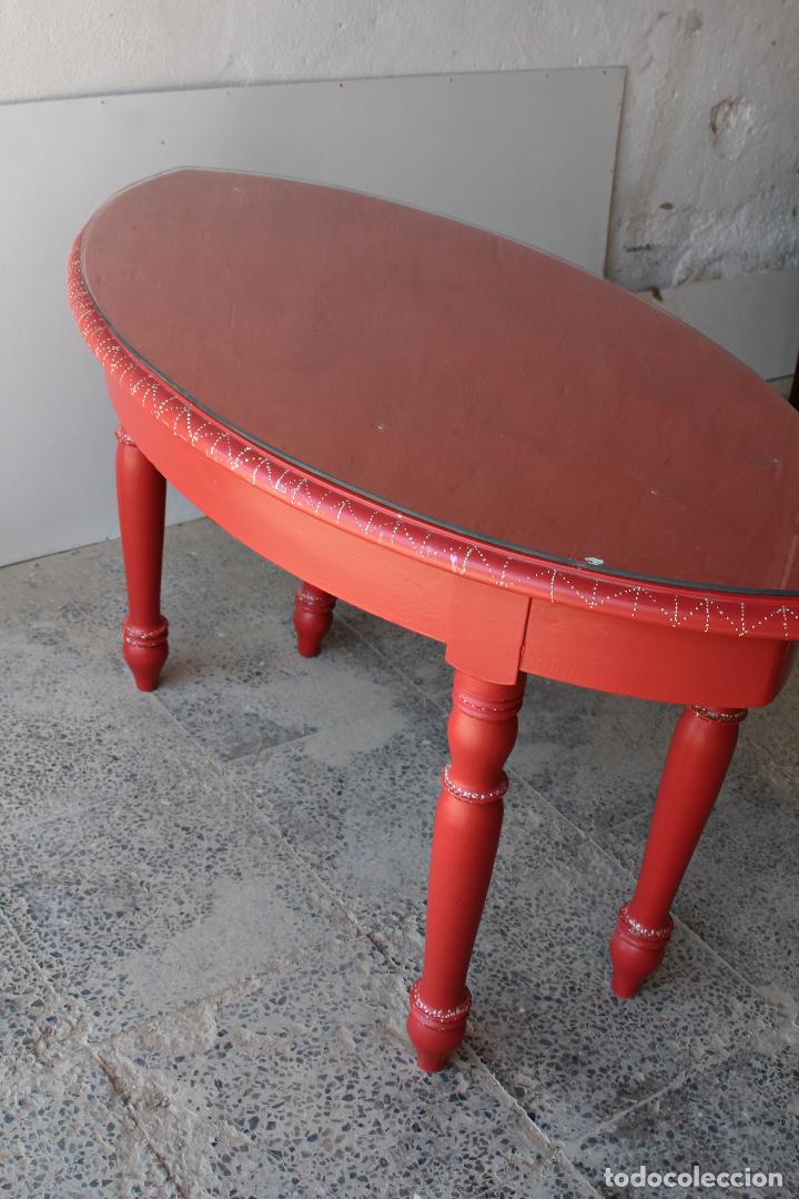 Antig&uuml;edades: mesa con silla y sill&oacute;n de cordelillo - Foto 11
