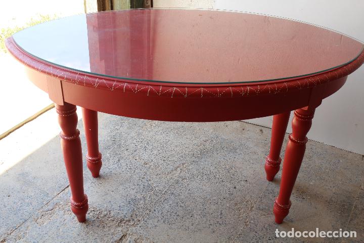 Antig&uuml;edades: mesa con silla y sill&oacute;n de cordelillo - Foto 12