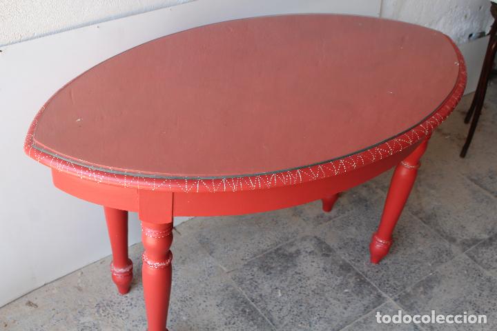 Antig&uuml;edades: mesa con silla y sill&oacute;n de cordelillo - Foto 15