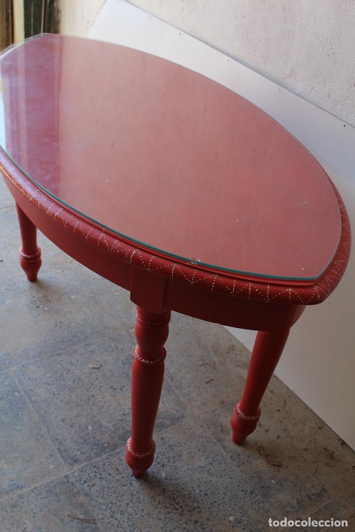 Antig&uuml;edades: mesa con silla y sill&oacute;n de cordelillo - Foto 16