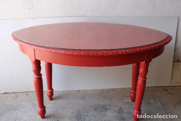 Antig&uuml;edades: mesa con silla y sill&oacute;n de cordelillo - Foto 17