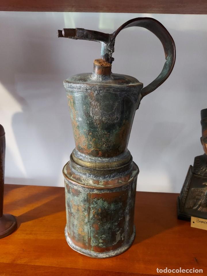 Antig&uuml;edades: L&aacute;mpara de carburo gran tama&ntilde;o - Foto 2