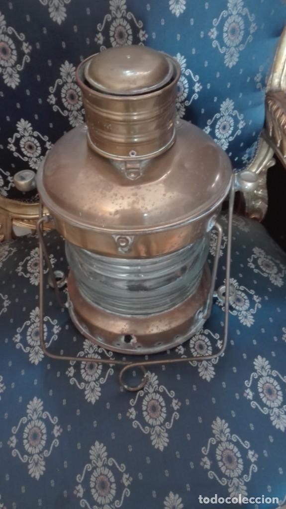 Antig&uuml;edades: Farol de barco antiguo - Foto 3