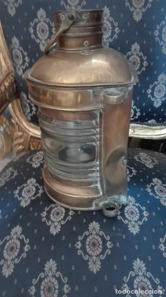 Antig&uuml;edades: Farol de barco antiguo - Foto 3