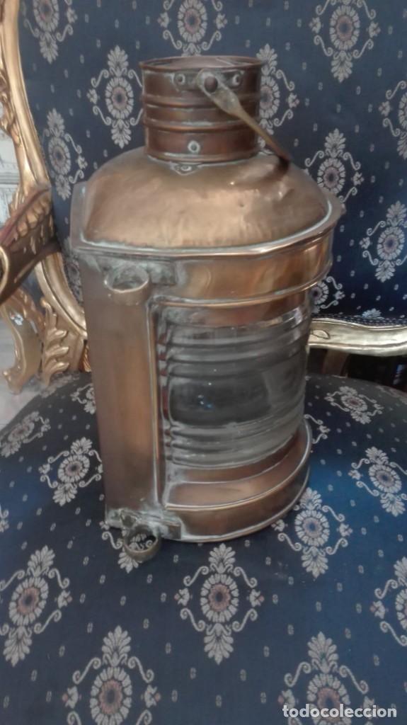Antig&uuml;edades: Farol de barco antiguo - Foto 4