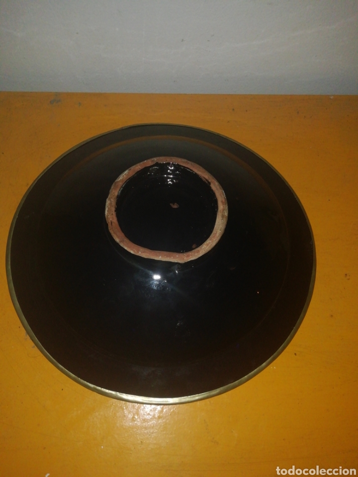 Antig&uuml;edades: Plato de ceramica con base de plata - Foto 4
