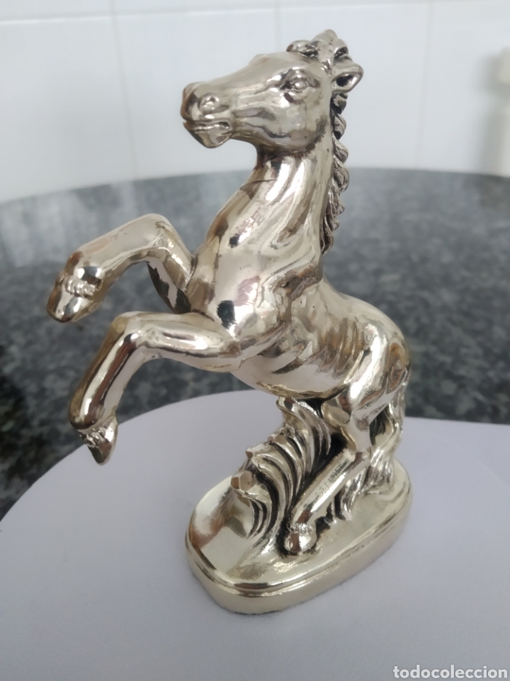 Antig&uuml;edades: Figura caballo laminado en plata - Foto 3