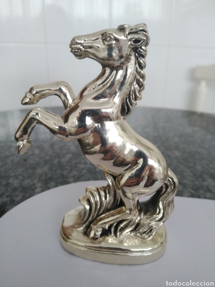Antig&uuml;edades: Figura caballo laminado en plata - Foto 4