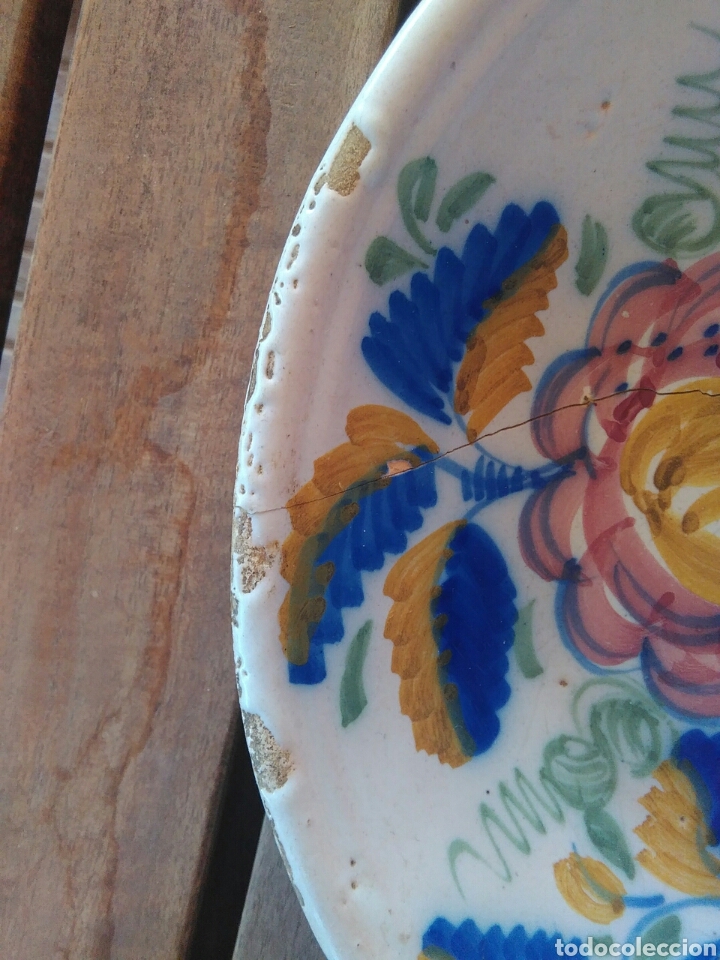 Antig&uuml;edades: Plato cuenco Manises - Foto 5