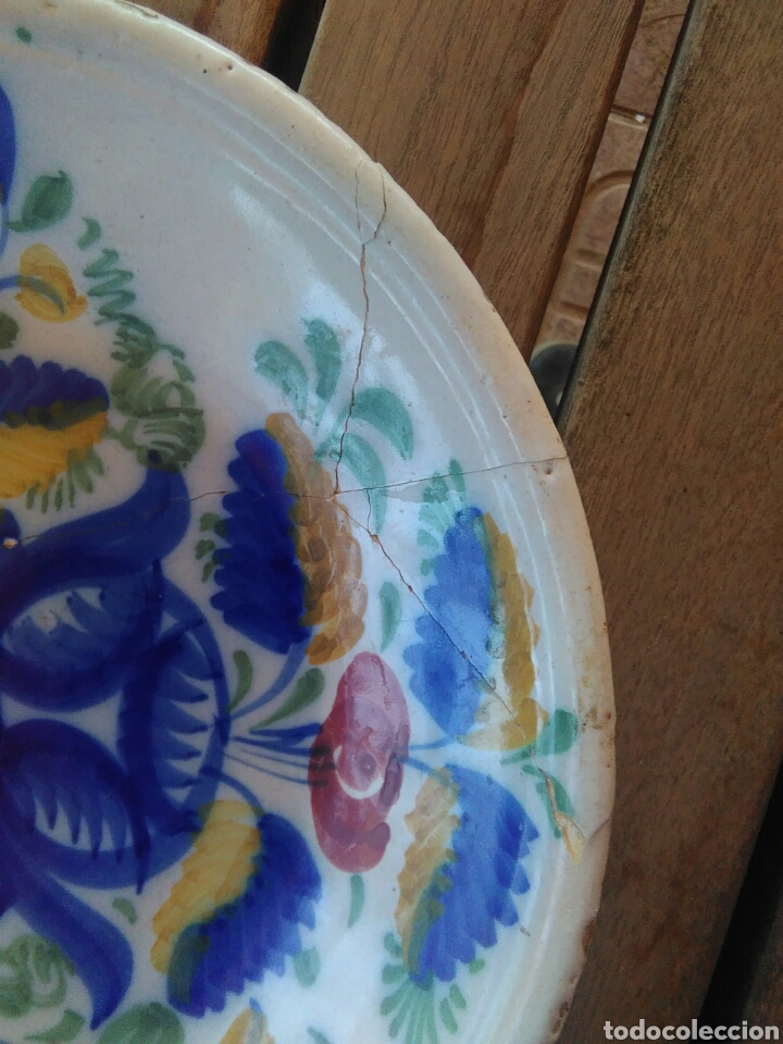 Antig&uuml;edades: Plato cuenco Manises - Foto 6