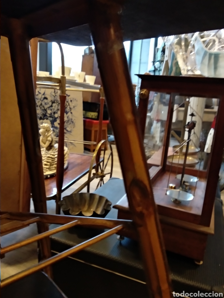 Antig&uuml;edades: Mesa televisor imitaci&oacute;n bambu - Foto 4