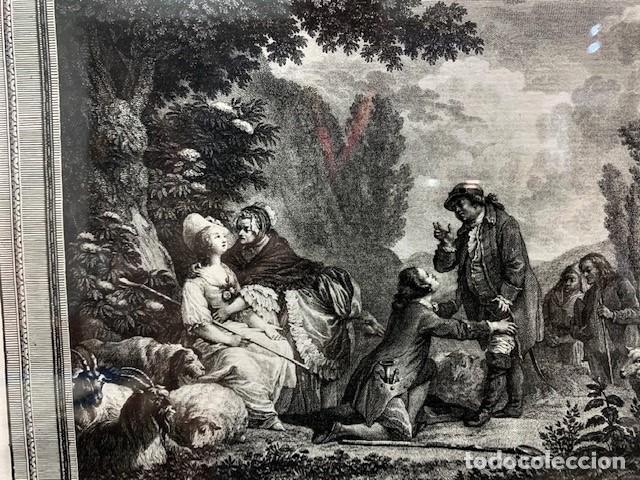 Antig&uuml;edades: Marco de caoba de &eacute;poca Isabelina. - Foto 3