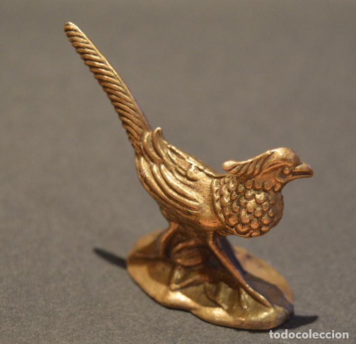 Antig&uuml;edades: GALLO DE BRONCE EN MINIATURA - Foto 4