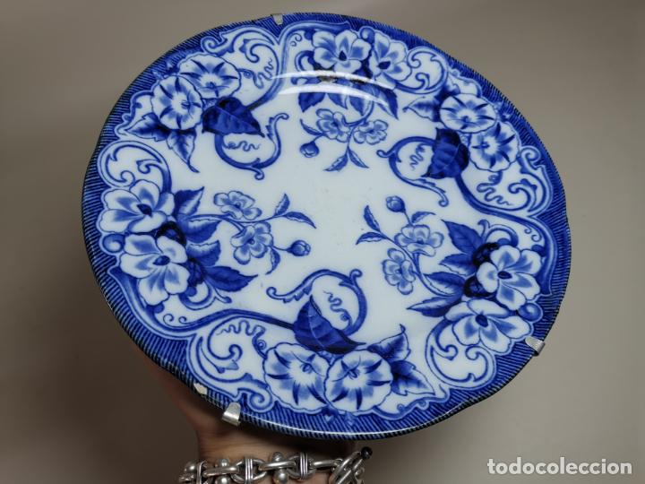 Saturateur plat céramique motif fleur, 310 ml