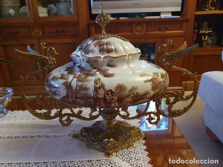 Antig&uuml;edades: Antiguo centro de mesa o sopera - Foto 1