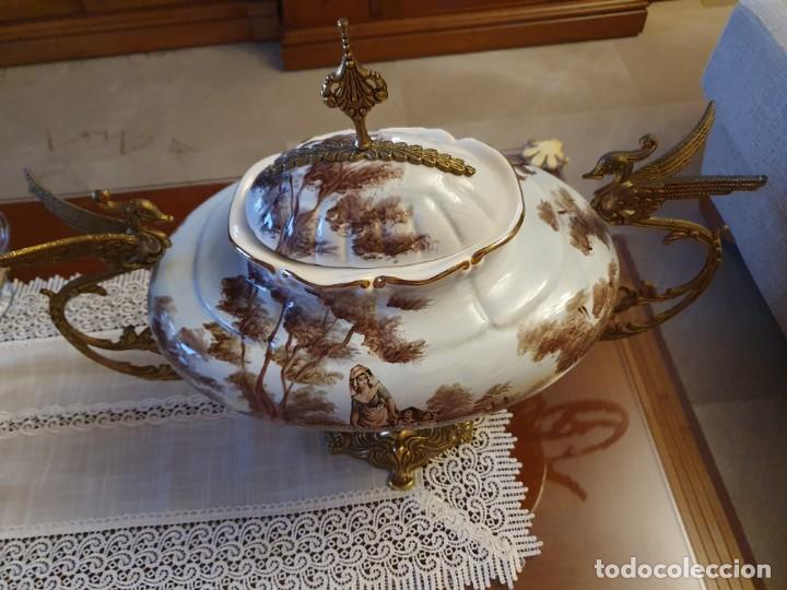 Antig&uuml;edades: Antiguo centro de mesa o sopera - Foto 2