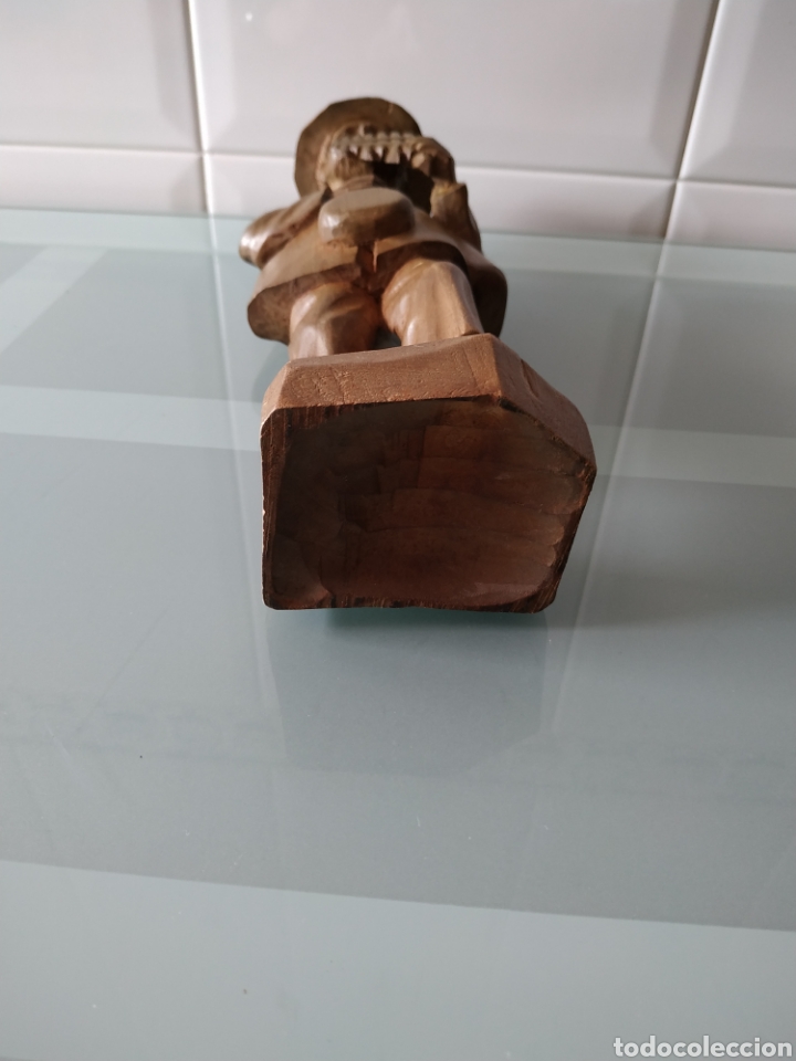 Antig&uuml;edades: M&Uacute;SICO MADERA TALLADA - Foto 6