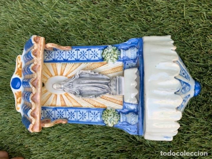 Antig&uuml;edades: Benditera ceramica - Foto 2