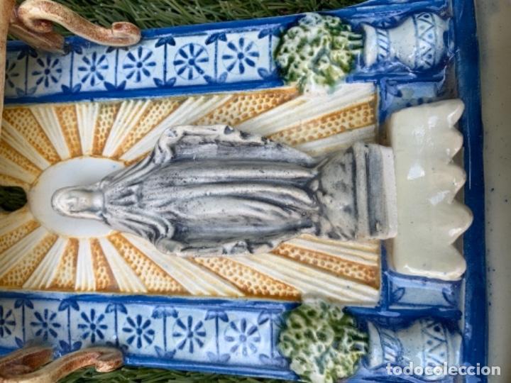 Antig&uuml;edades: Benditera ceramica - Foto 4