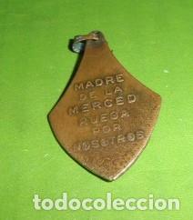 Antig&uuml;edades: MEDALLA VIRGEN DE LA MERCED DE ALPACA - Foto 4