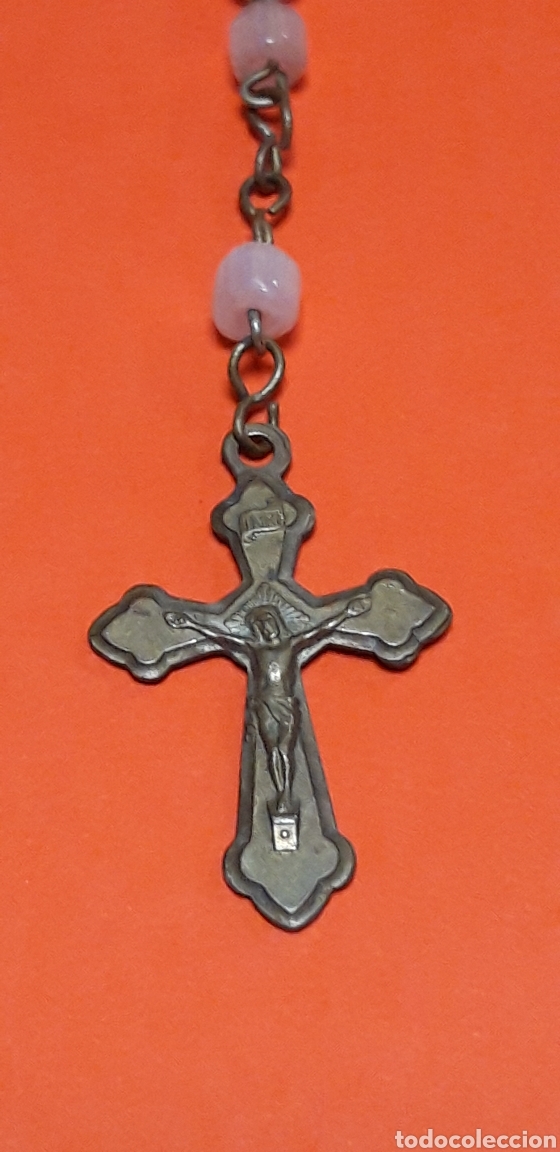 Antig&uuml;edades: ANTIGUO ROSARIO 31 CM - Foto 2