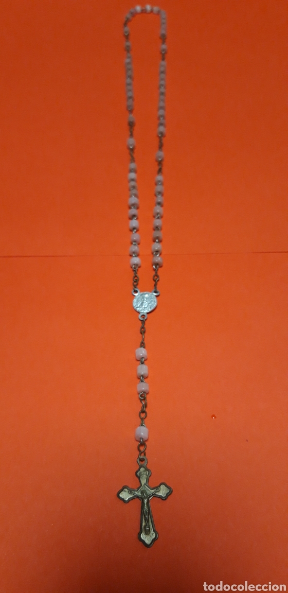 Antig&uuml;edades: ANTIGUO ROSARIO 31 CM - Foto 1