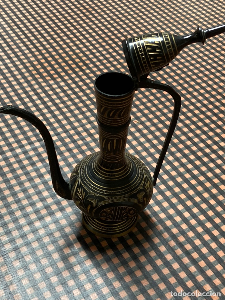 Antig&uuml;edades: Tetera india de bronce - Foto 3