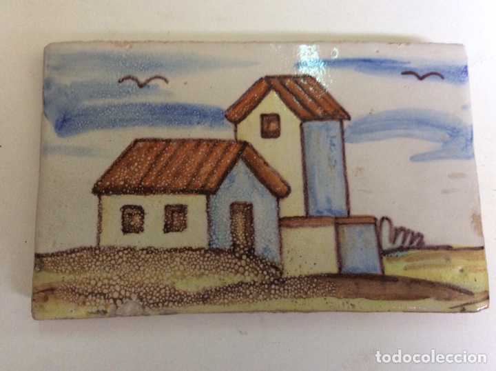 Antig&uuml;edades: Antiguo ladrillo cocido de Manises - Foto 1