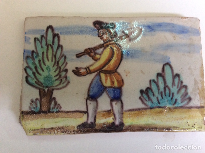 Antig&uuml;edades: Antiguo ladrillo cocido de Manises - Foto 1