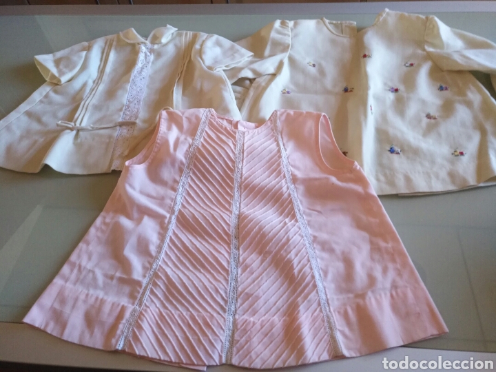 Antigüedades: 3 vestits de nena de 2 anys 1965 - Foto 1 - 214831897
