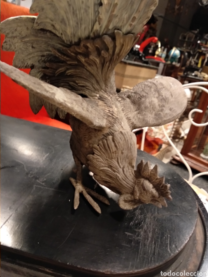 Antig&uuml;edades: Gallo de pelea plateado - Foto 2
