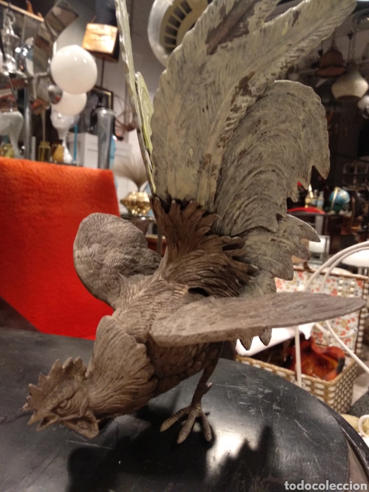 Antig&uuml;edades: Gallo de pelea plateado - Foto 1