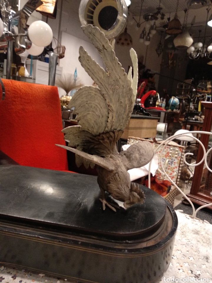 Antig&uuml;edades: Gallo de pelea plateado - Foto 5