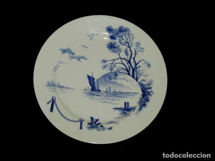 Antig&uuml;edades: Plato de loza Marines - Foto 1