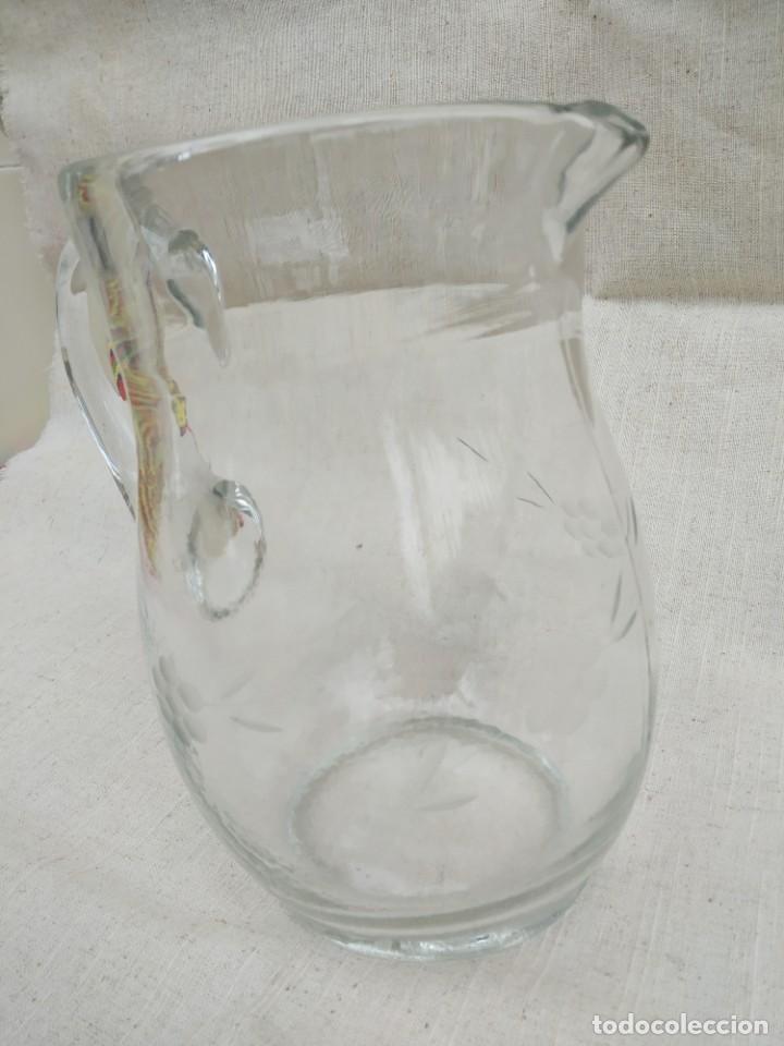 Antig&uuml;edades: JARRA CRISTAL GRABADO - *R - Foto 4