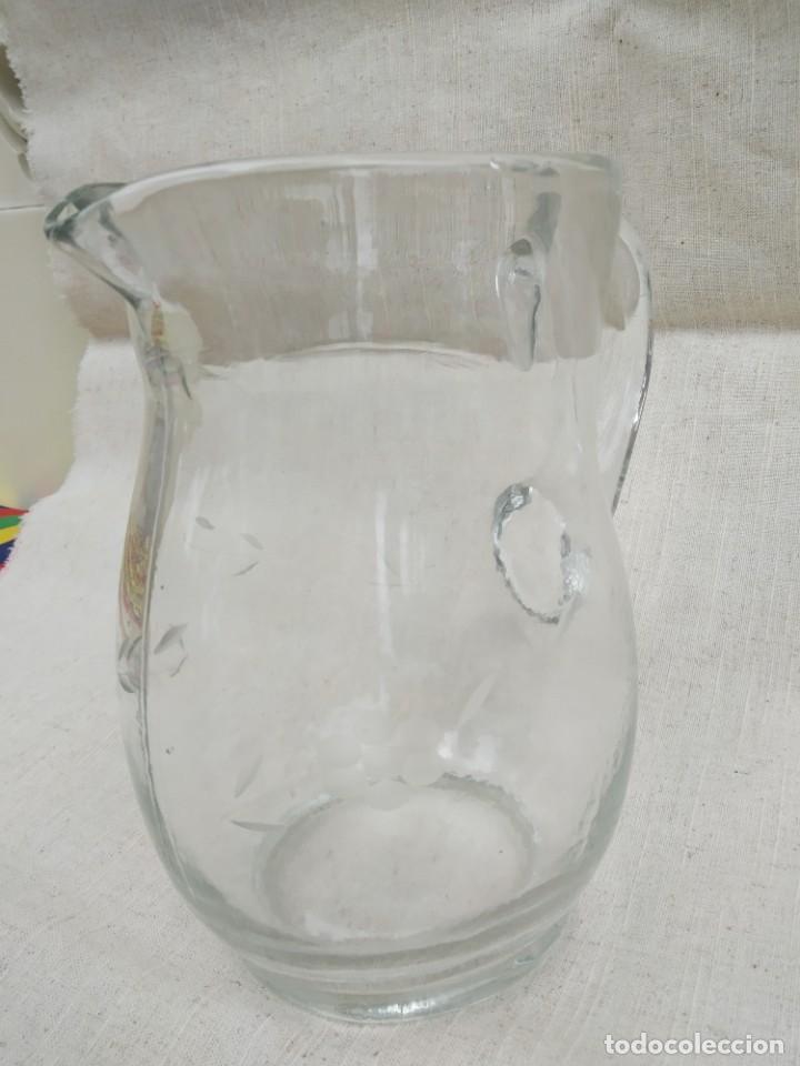 Antig&uuml;edades: JARRA CRISTAL GRABADO - *R - Foto 5