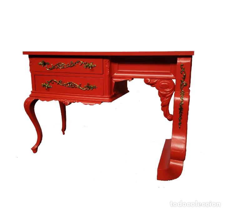 Antig&uuml;edades: Mueble auxiliar rojo - Foto 2