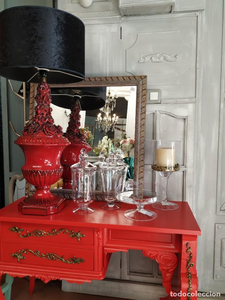 Antig&uuml;edades: Mueble auxiliar rojo - Foto 6