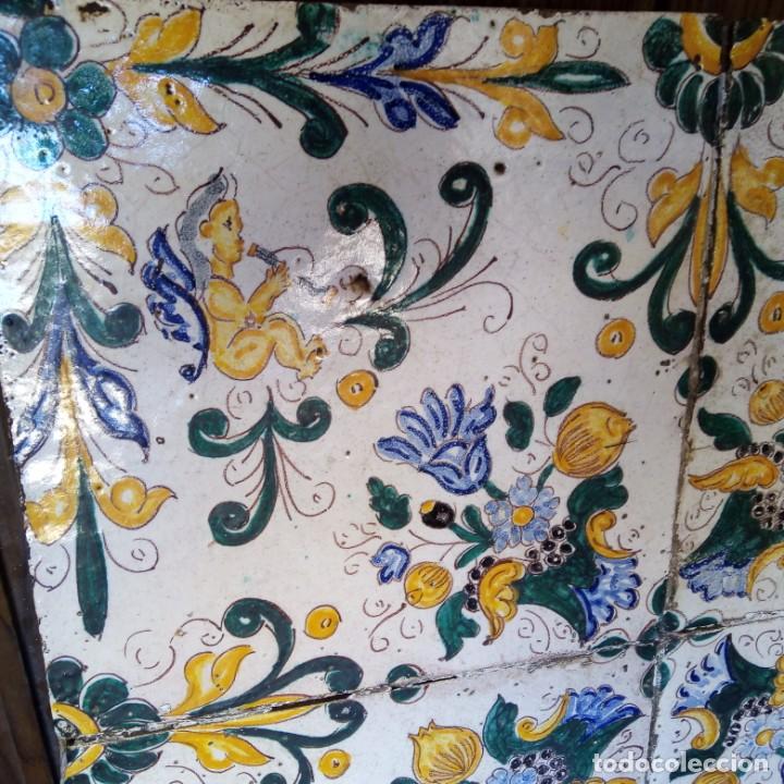Antig&uuml;edades: Baldosas antiguas decoradas a mano - Foto 2