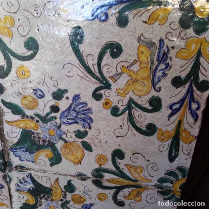 Antig&uuml;edades: Baldosas antiguas decoradas a mano - Foto 3