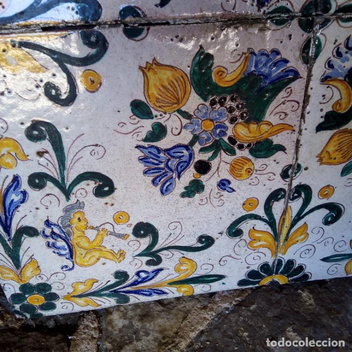 Antig&uuml;edades: Baldosas antiguas decoradas a mano - Foto 4