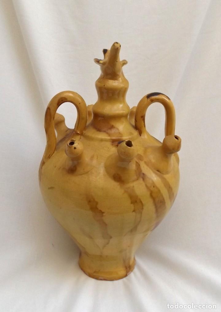Antig&uuml;edades: botijo de ceramica - Foto 1