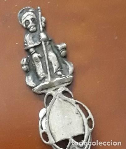 Antig&uuml;edades: MARCAPAGINAS SANTIAGO COMPOSTELA PLATA - Foto 3