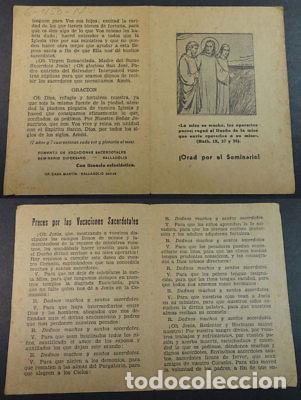 Antiquit&auml;ten: OLD BLESSED PRECES PRIESTLY VOCATIONS HOLY CARD ANDACHTSBILD SANTINI CC2119