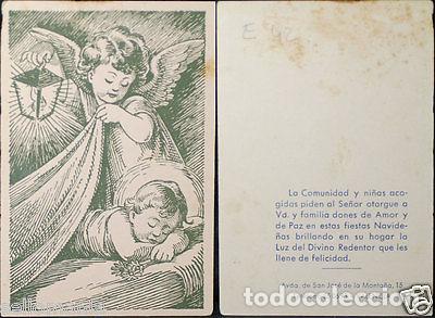 Antig&uuml;edades: OLD BLESSED CHILD JESUS & CHILDREN WELCOME HOLY CARD ANDACHTSBILD SANTINI CC723