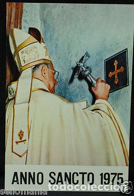 Antiquit&eacute;s: OLD BLESSED HOLY YEAR 1975 HOLY CARD ANDACHTSBILD SANTINI ESTAMPA CC950